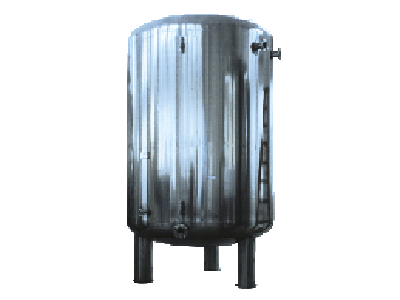Stainless steel vertical storage tank