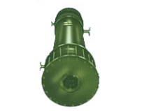 GGH-type floating head calandria graphite heat exchanger